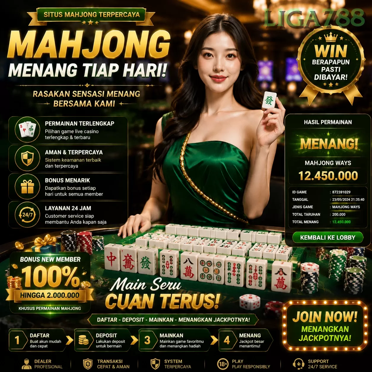 Berbagai Jenis Permainan yang Tersedia di liga788
